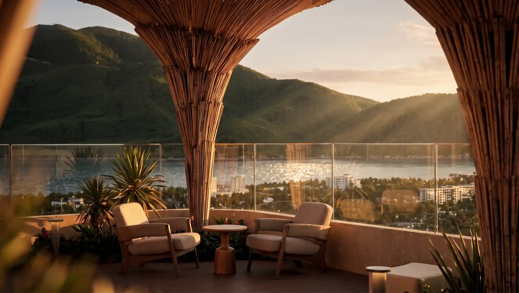 Một ly trà chiều trên sky lounge