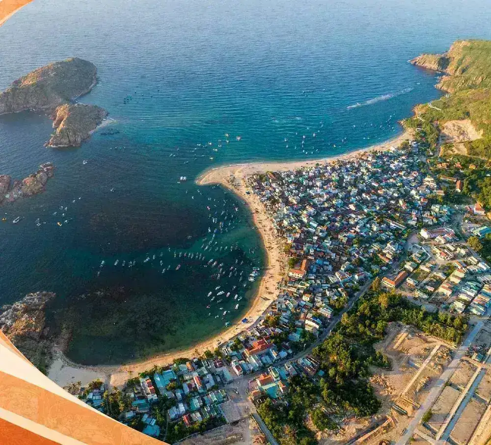 Vịnh Quy Nhơn nhìn từ trên cao