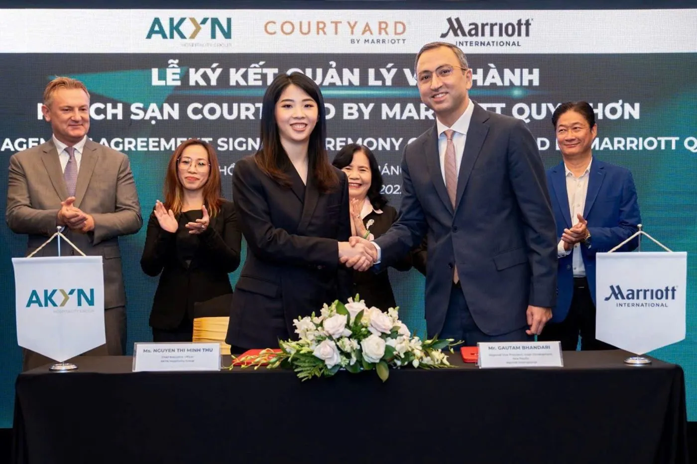 Lễ ký kết quản lý vận hành khách sạn Courtyard by Marriott Quy Nhơn